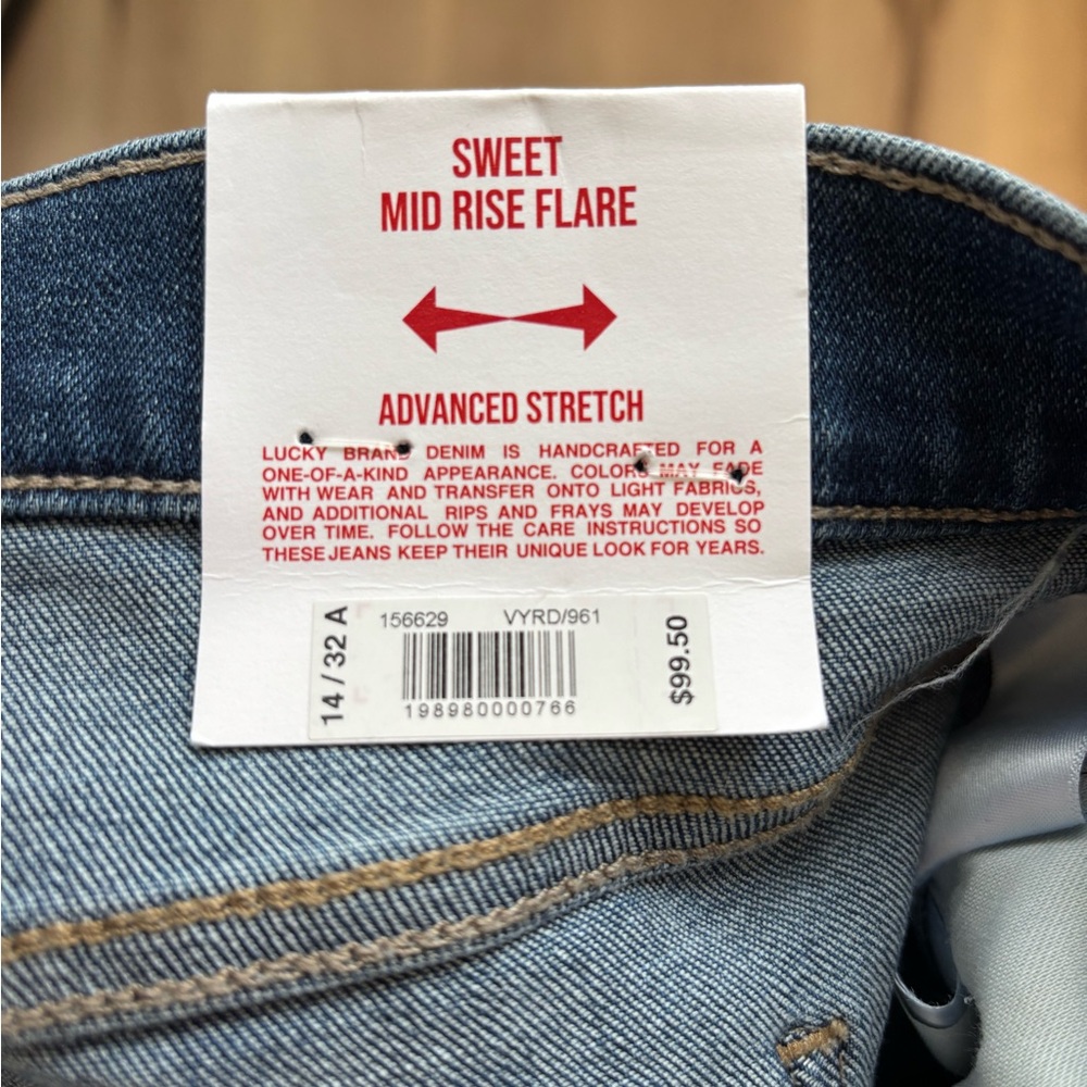 Lucky Brand Sweet Mid Rise Flare Jeans - Picture 5 of 5